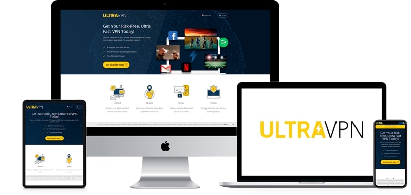UltraVPN for hiding your IP