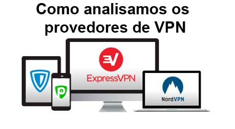 como analisamos os provedores de vpn